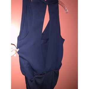 Navy Blue Body Suit